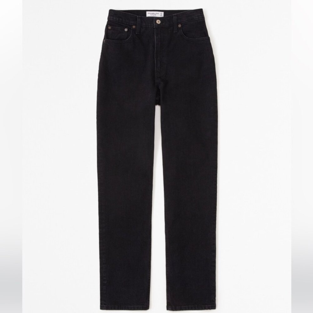 -Abercrombie 90s straight leg jean